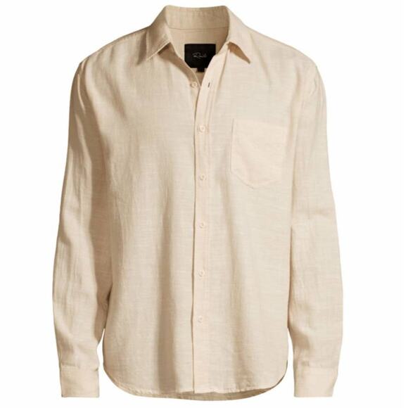 Rails NWT Wyatt Long Sleeve Shirt Hummus Color Size XXL 100% Cotton Pocket - Picture 1 of 10